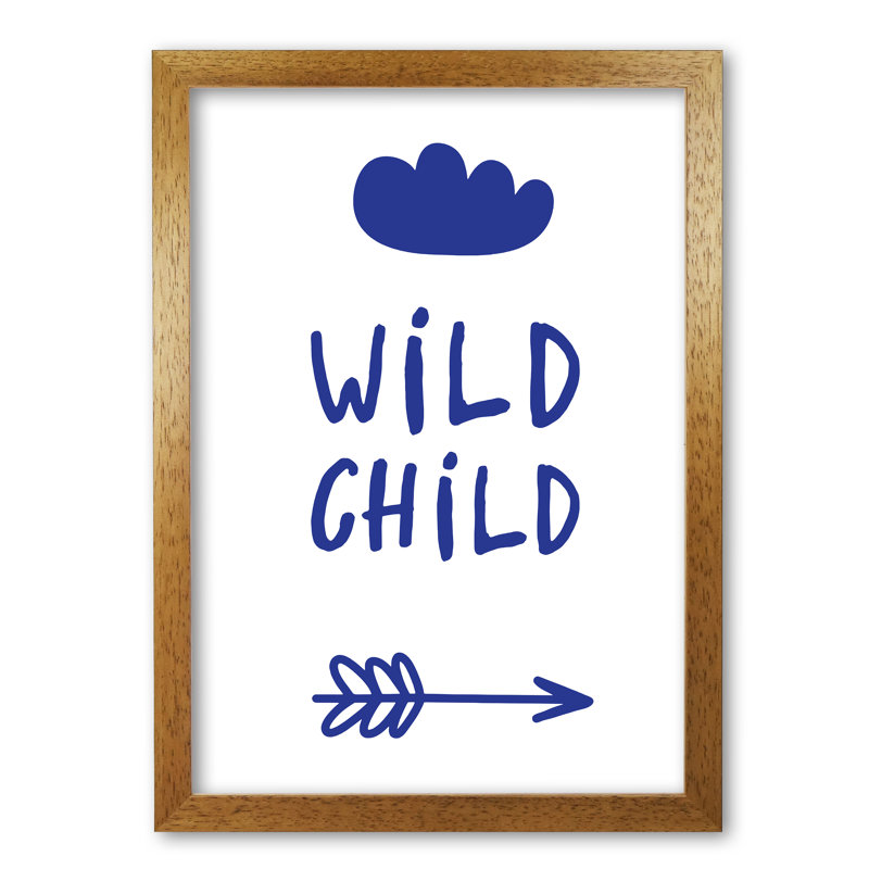 Wild Child - Print, No Frame, 85 cm H x 60 cm W x 1 cm D