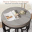 Table de bout en bois manufacturé et en métal H 23,62 po Brookview-816428777-834354434-834354460