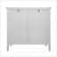 Armoire simple à 3 tiroirs avec panneaux en relief, finition peinte à la main et sécurité anti-basculement pour les maisons américaines modernes