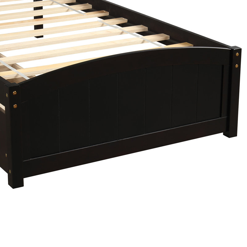 Lit plateforme simple avec deux tiroirs