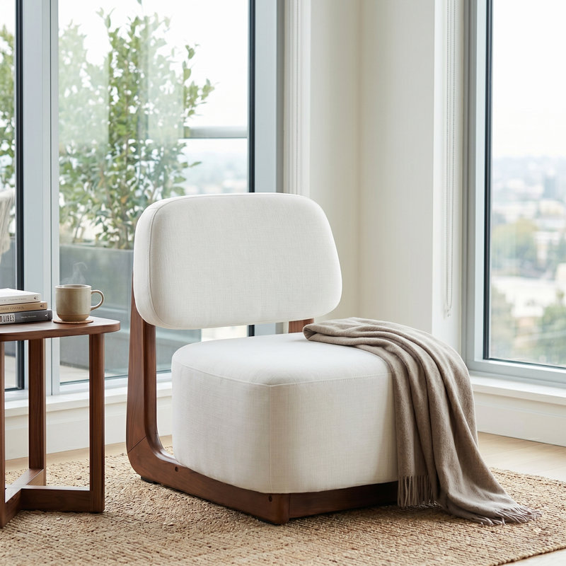 Amillo  Accent Chair, Cream