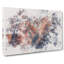 Stream Behind the Red Trees Watercolour - Wrapped Canvas-56662786