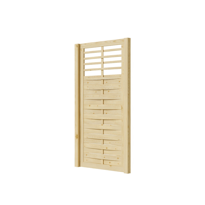 Wooden Garden Gate with Door Latch