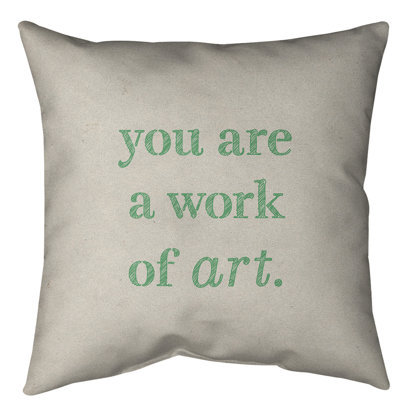 Reversible Throw Pillow