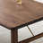 Black walnut dining table home long table-105839897
