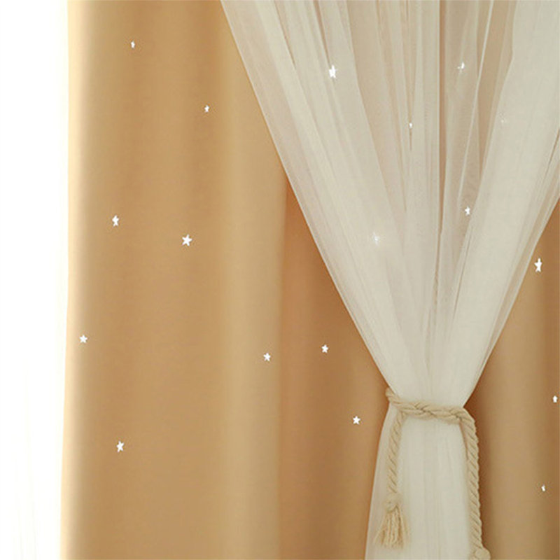 Blackout Curtain Single Panel, Yellow
