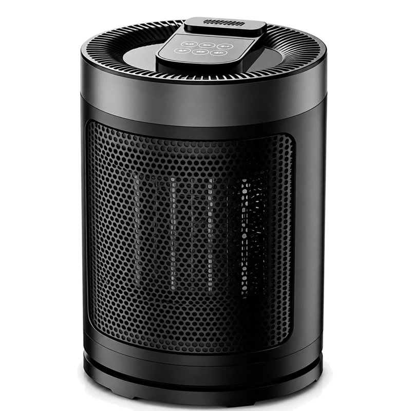 DEXSO 5118 BTU Electric Compact Space Heater, Noir