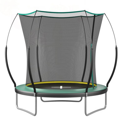 Trampoline 8 pi Springfree No-Gap avec système d'élastique et certification ASTM