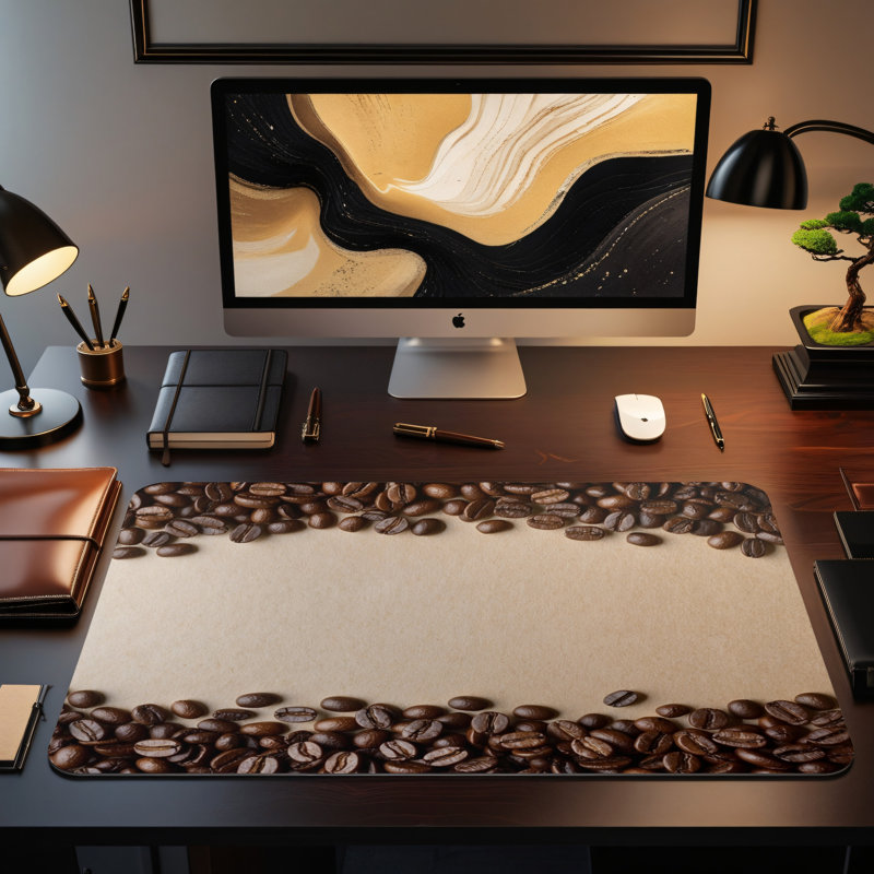 Polyester Desk Pad, 31.5x15.5