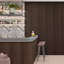 Mini-lattes arrondies L 94,5 po x l 12 po x P 0,25 po à lattes en bois de polystyrène collées 78,8 pieds carrés-98414369