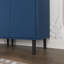 Armoire de rangement haute avec 2 portes vitrées et 2 portes, grande armoire de cuisine avec poignées dorées-1050952642