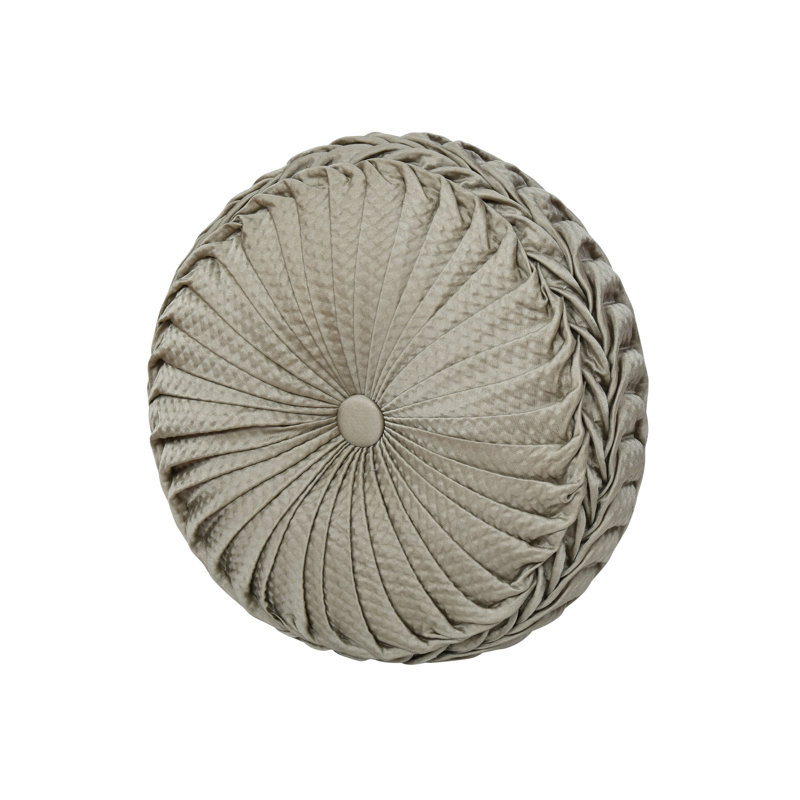 Piazza Tufted Round Decorative Throw Pillow