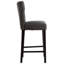 Wilken Counter Stool with Solid Wood Frame