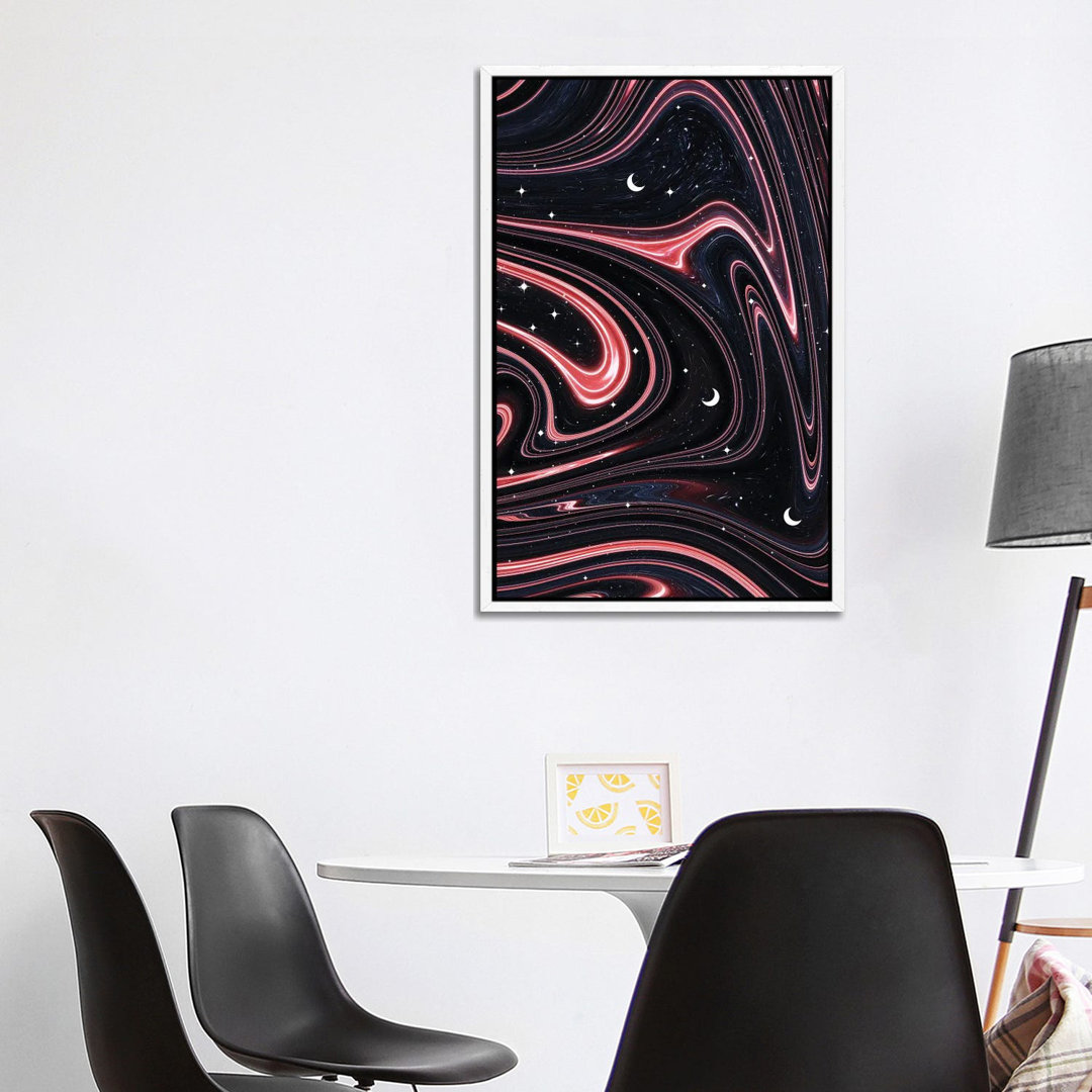 Marbled Space von Emanuela Carratoni - Galerie-verpackte Leinwand Giclée auf Leinwand