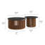 Ensemble de tables basses gigognes Fortitude
