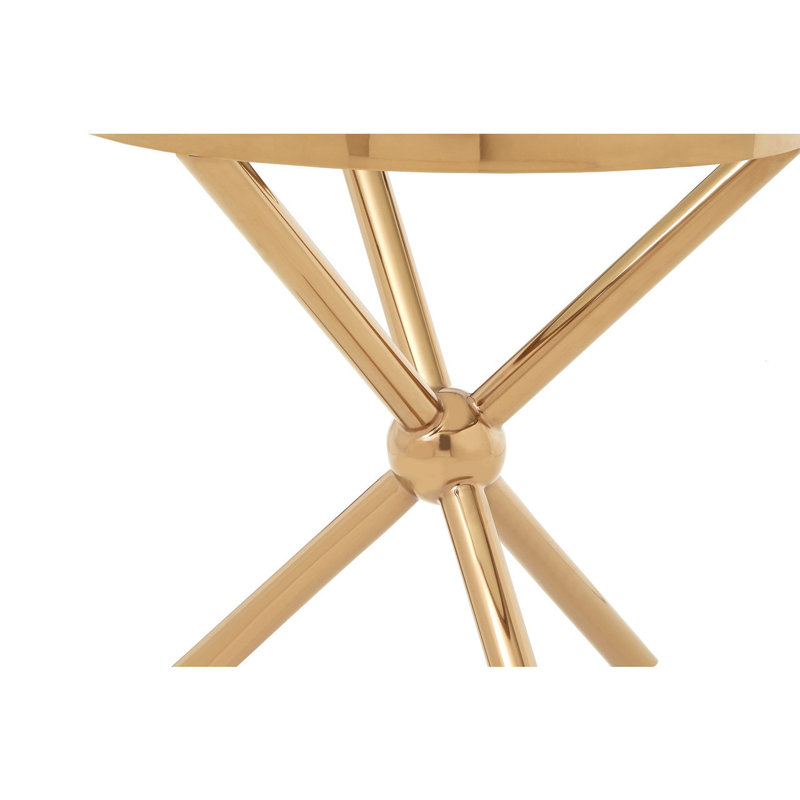 Nicolai Glass Top End Table
