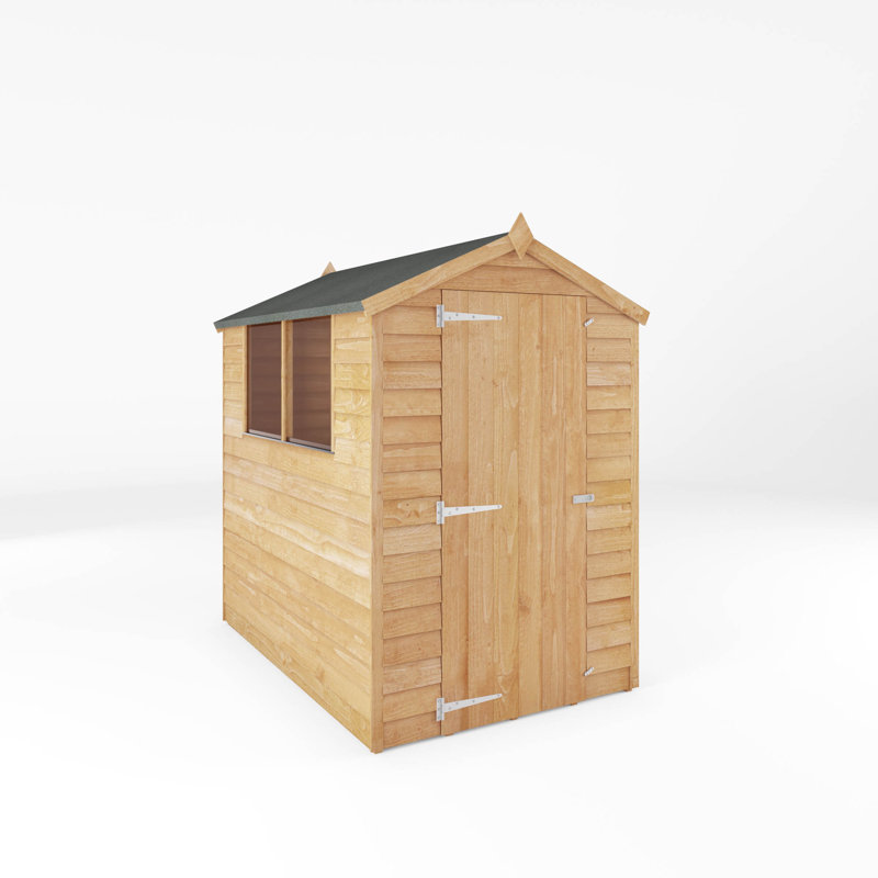 Mercia 6 x 4ft Overlap Apex Shed, Yes