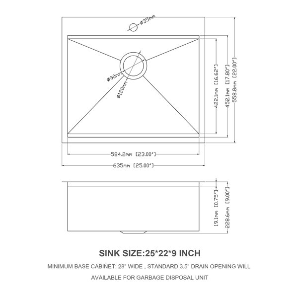 Dimensions du produit