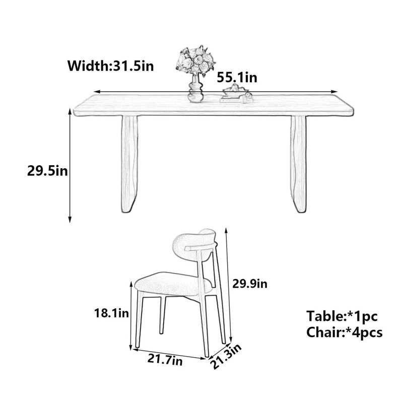 Amesfield, 29.5"H x 55.1"L x 31.5"W