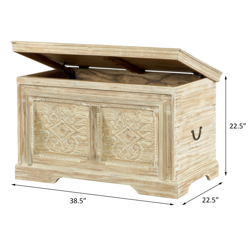 Solid Wood Accent Trunk