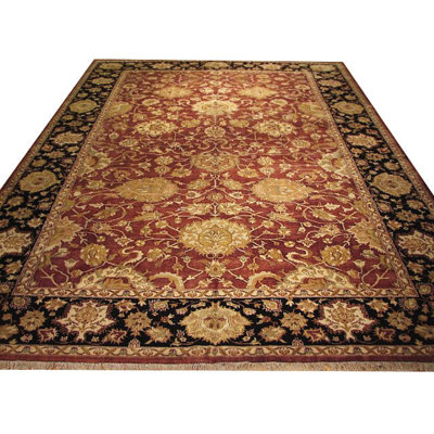 Ahkeelah Hand Knotted Wool Oriental Rug