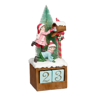 Christmas Mailbox Calendar - 11 Inches