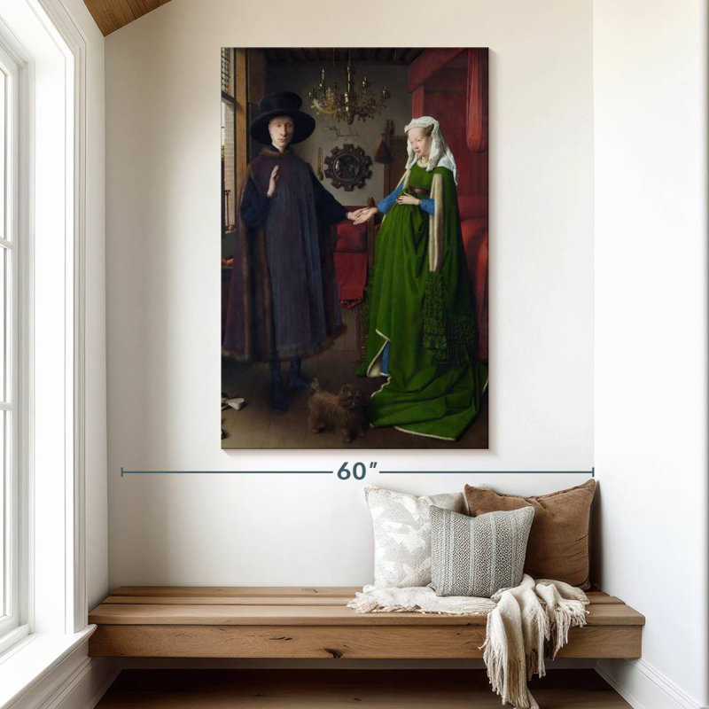 Leisha The Arnolfini Portrait, 51" H x 34" W