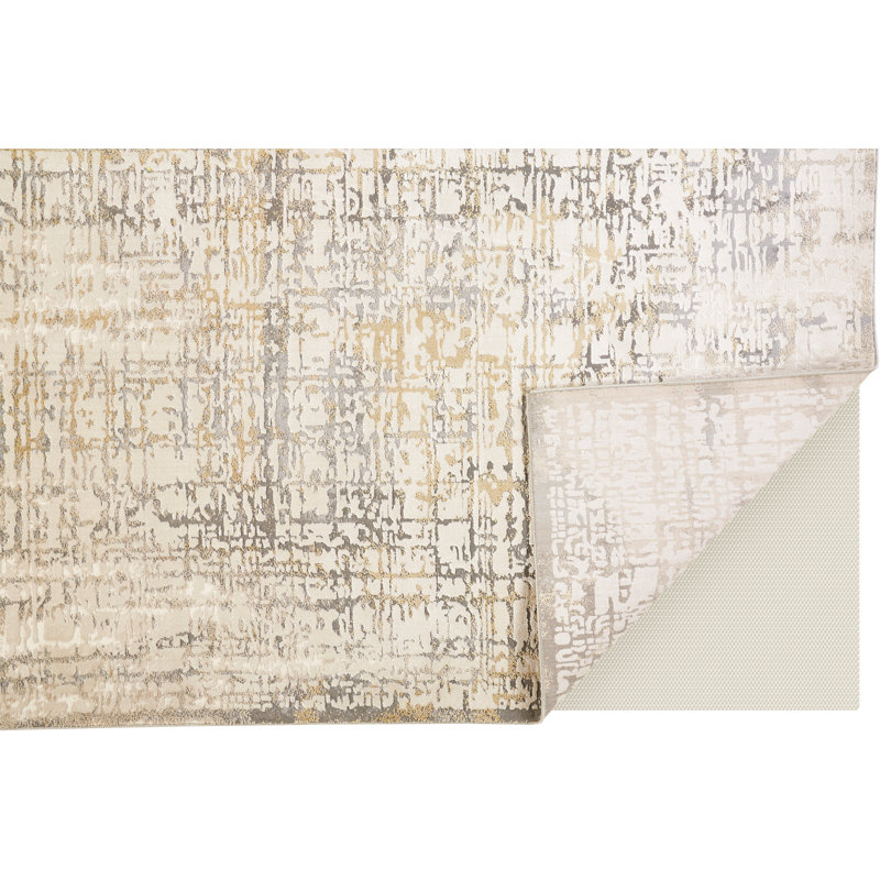Ambrette Abstract Indoor Rug, Rectangle 6'7" x 9'6"