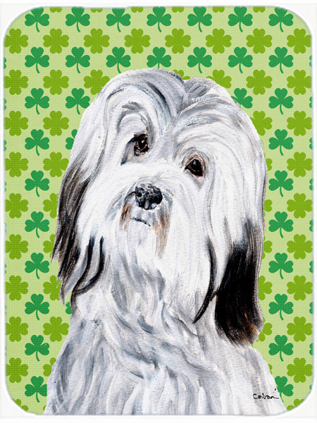 Planche à découper en verre st. patrick carolines de la saint-valentin havanese Shamrock Lucky Irish