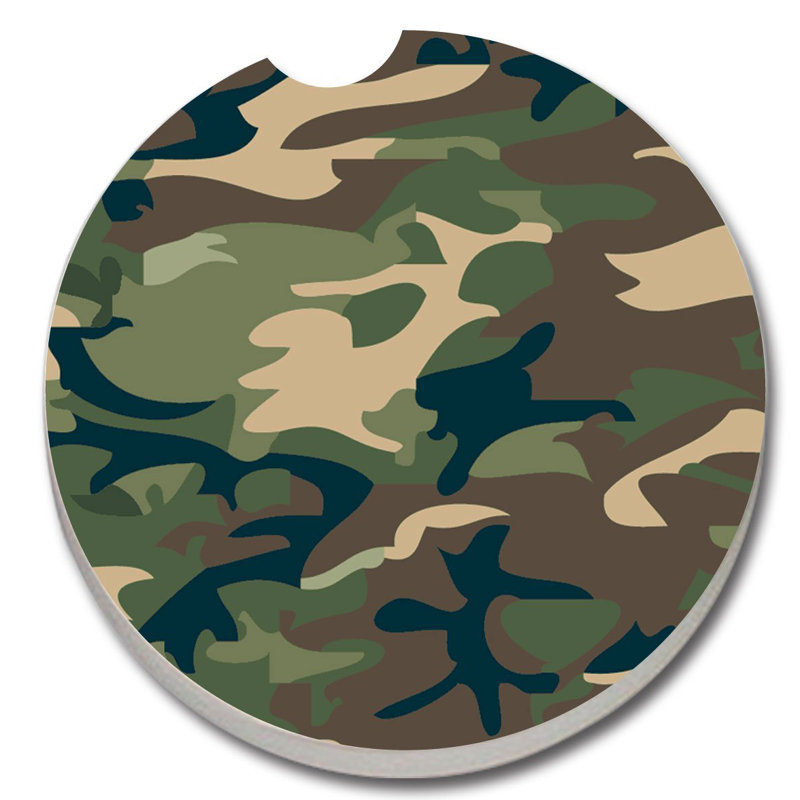 Sous-verre en pierre de camouflage absorbant