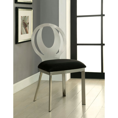 Bagdai Upholstered Side Chair in Black
