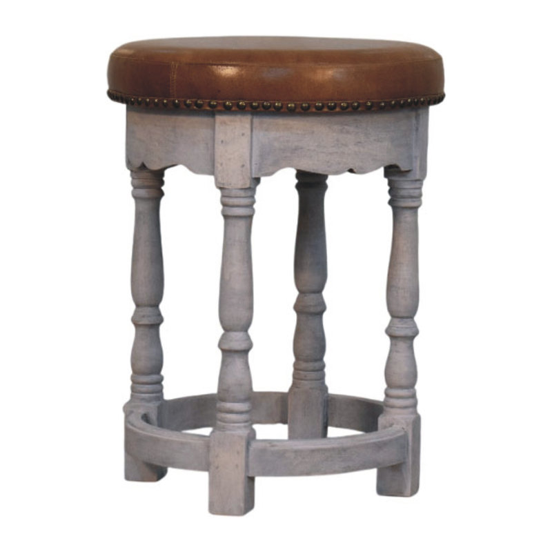 Solid Wood Accent Stool