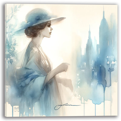 Vintage Elegance - reproduction sur toile tendue