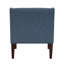 Chaise d'appoint - Tissu d'ameublement bleu capitonné-616355589