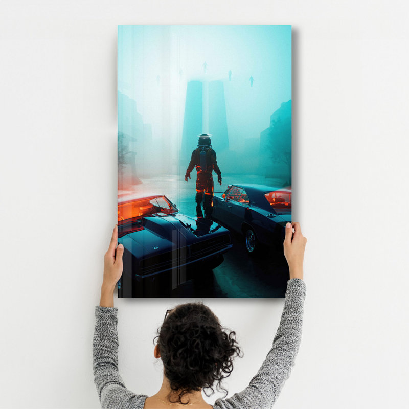 Elegant Tempered Glass Wall Art Painting, 13.8 x 21.7 inches | 100% Tempered Glass, Thickness: 0.16 inches | UV Printed for Vibrant Colors | Perfect for Home Decor, Living Room, & Office Spaces