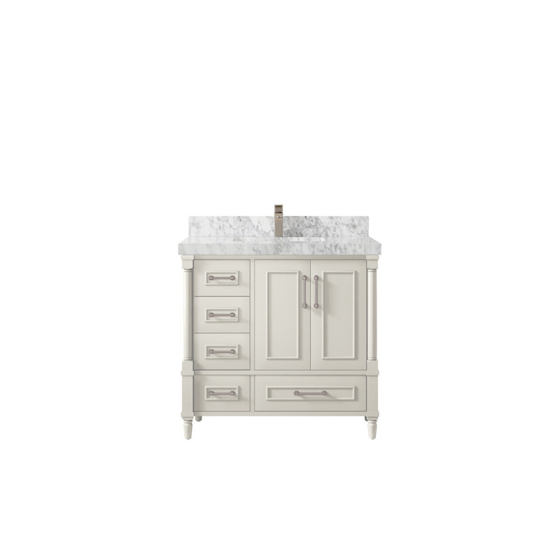 Meuble-lavabo simple 36 po avec plateau Aberdeen