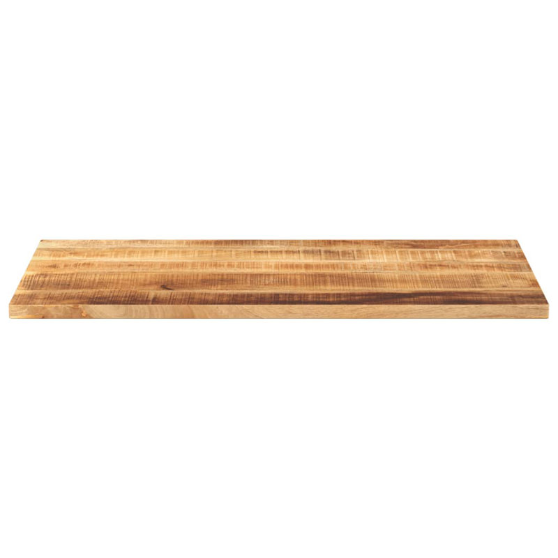 Table Top Solid Wood Rough Mango, 2.5cm H x 110cm W x 70cm D