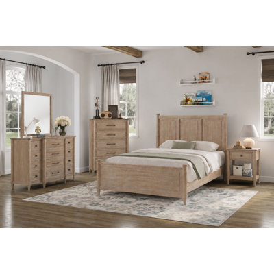 Dana Heights Sand Twin Panel Bed