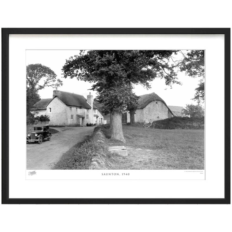 Saunton, 1940 by Francis Frith - Single Picture Frame Print, 28cm H x 36cm W x 2.3cm D
