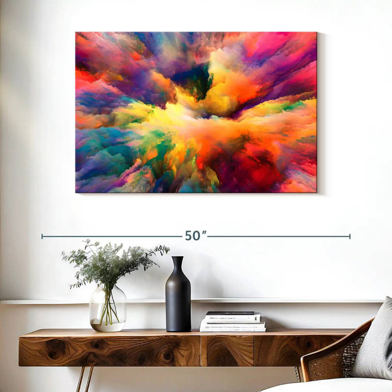 Avery Abstract Colour Cloud