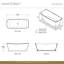 Trivento 65" Freestanding Bathtub with Overflow-45225632