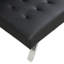 Space Black Leather Bed, Easy To Use, 650Lbs Weight Load, 66.07In Depth, 32.55In Width, 33.35In Height Versatile Assemble & Store, Capacity,