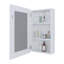 Armoire à pharmacie blanche avec miroir inclus-1869636446