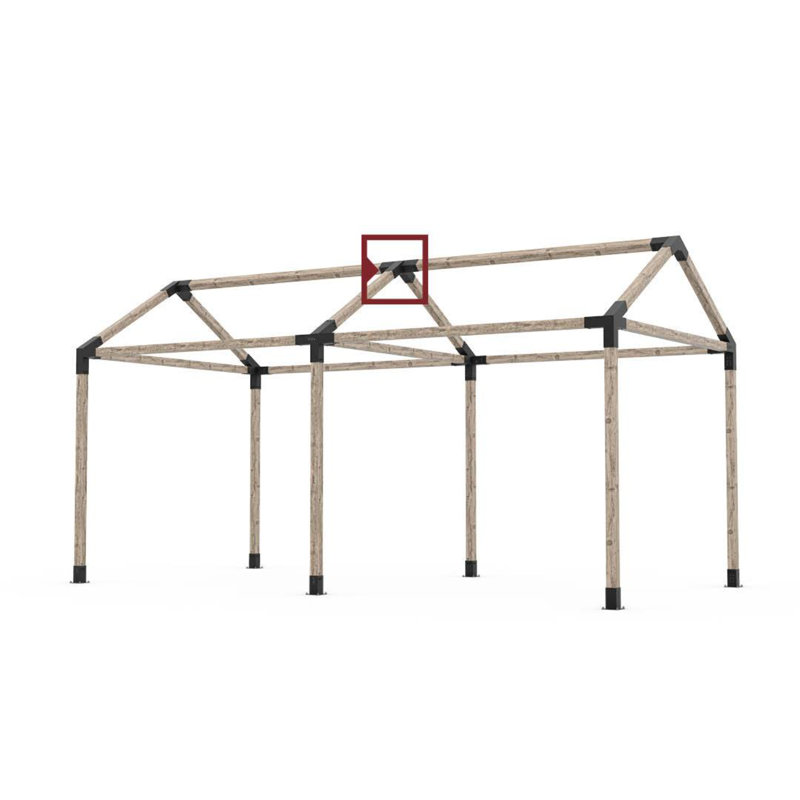 Toja Grid Toja Trio 120 Degree (Peak Trio) | 6X6 Wood | 2 Pack ...