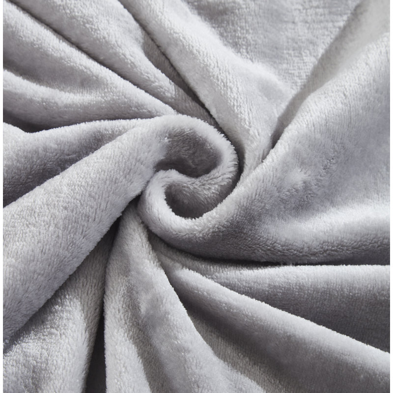 Couverture polaire, Double / Grand, Gris acier