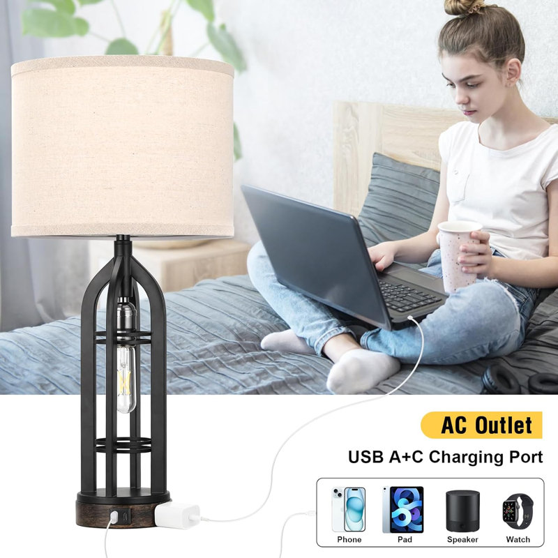 Zavannah USB Table Lamp
