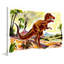 Angry Tyrannosaur - Graphic Art on Canvas