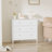 3 Drawer Dresser Chest, Modern White Storage Cabinet, Mdf Wood Organizer For Bedroom, Living Room, Entryway, Small Space Furniture