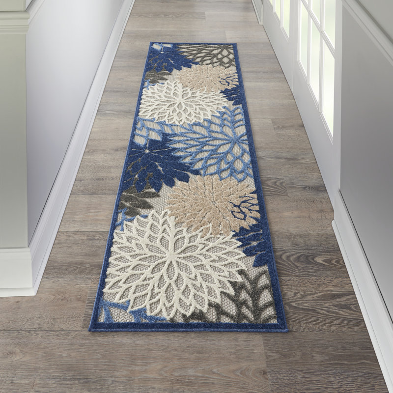 Abela Floral Indoor Rug, Runner 2'3" x 8'