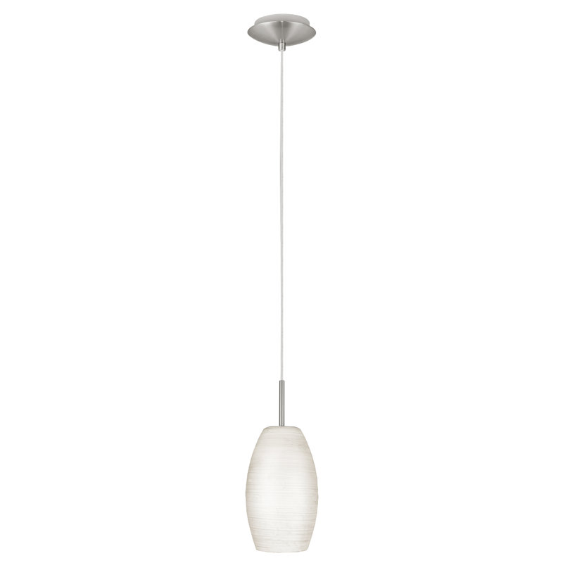 Luminaire suspendu cylindrique simple à 1 lumière Kepley